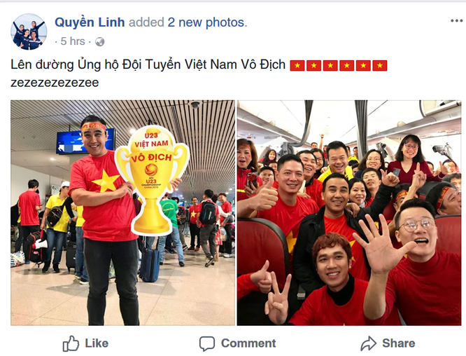 Sao Việt cuồng nhiệt cổ vũ U23 Việt Nam trước thềm trận Chung kết ảnh 9