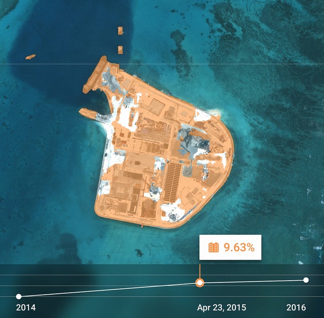 Choáng vì đảo nhân tạo phi pháp Trung Quốc “lớn nhanh như thổi“ trên Biển Đông ảnh 14