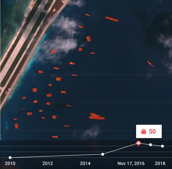 Choáng vì đảo nhân tạo phi pháp Trung Quốc “lớn nhanh như thổi“ trên Biển Đông ảnh 10