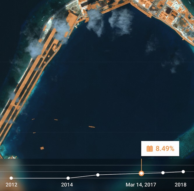 Choáng vì đảo nhân tạo phi pháp Trung Quốc “lớn nhanh như thổi“ trên Biển Đông ảnh 12