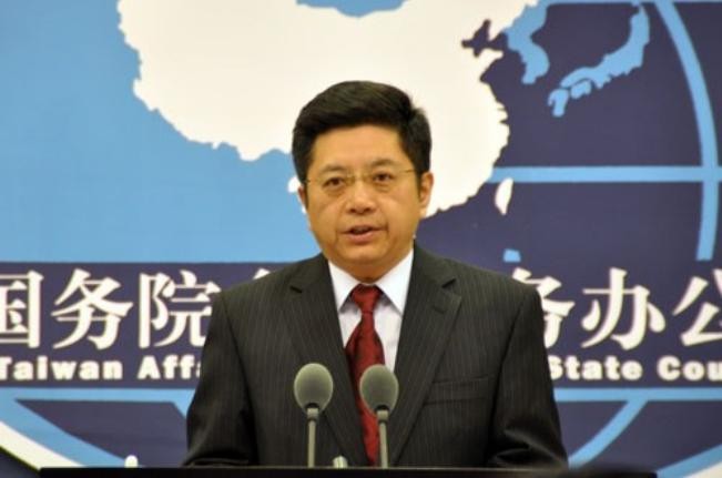 Mã Hiểu Quang, người phát ngôn Văn phòng Công tác Đài Loan của Quốc vụ viện Trung Quốc. Ảnh: Thời báo Tự do Đài Loan.