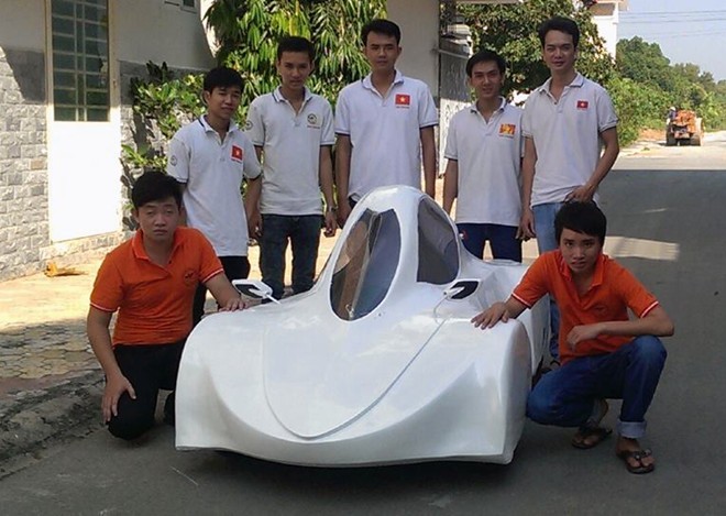 Sinh viên Đồng Nai chế tạo xe chạy 200 km chỉ hết 1 lít cồn ảnh 13