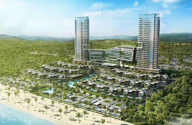 Phối cảnh dự án Le Meridien Resort & Spa Quảng Nam (Nguồn: Internet)