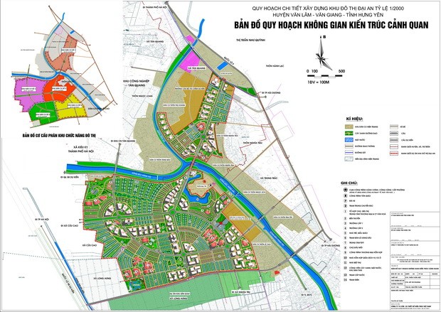 Bản đồ quy hoạch dự án Đại An (Nguồn: hungyen.gov.vn)