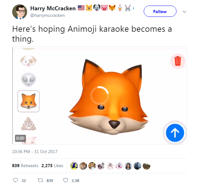 Video: Apple tiếp tục hâm nóng hiện tượng “Animoji Karaoke” ảnh 1