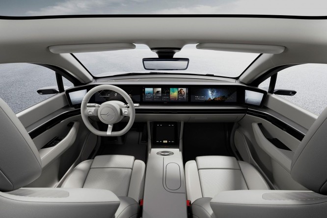 Chiếc xe concept tự lái của Sony đã chính thức được chạy thử nghiệm trên đường công cộng ảnh 1