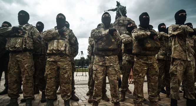 Binh sĩ Ukraine ở khu vực xung đột Donbass