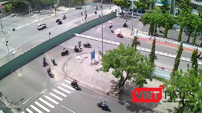 Đà Nẵng sẽ cấm đậu đỗ nhiều tuyến đường tại khu vực trung tâm TP để thi công hầm chui nút giao thông phía tây caayuf Sông Hàn