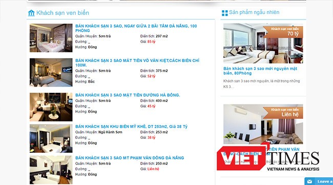 Chuyên gia CBRE nói gì về “cuộc tháo chạy” của khách sạn dưới 3 sao ở Đà Nẵng ảnh 1 Tình trạng rao bán khách sạn dưới 3 sao tại Đà Nẵng diễn ra trong thời gian qua