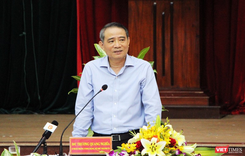 Ngày 2/8, Bí thư Thành ủy Đà Nẵng Trương Quang Nghĩa đã có buổi làm việc với Sở Thông tin và Truyền thông (TT-TT) liên quan đến các vấn đề quản lý và định hướng phát triển trong thời gian tới.