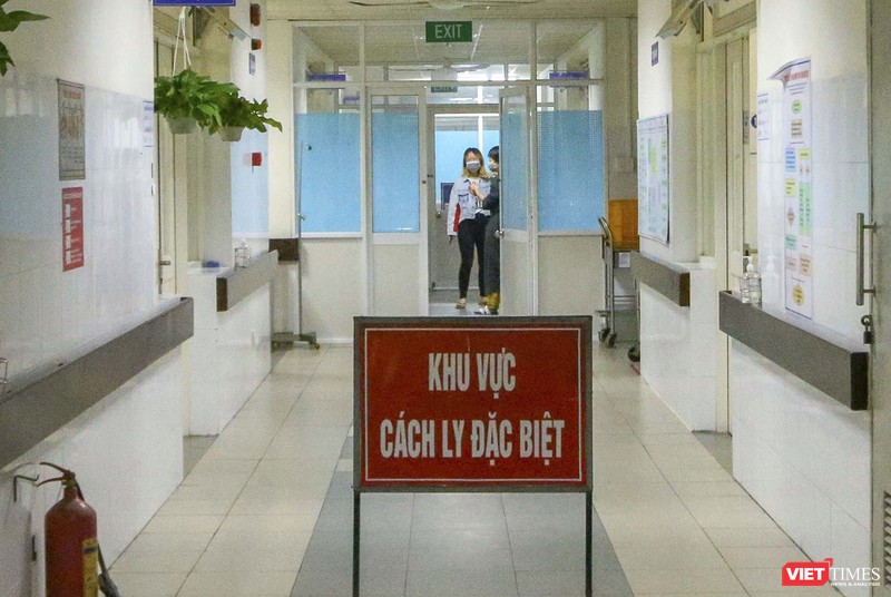 Khu cách ly bệnh nhân mắc COVID-19 tại Bệnh viện Đà Nẵng