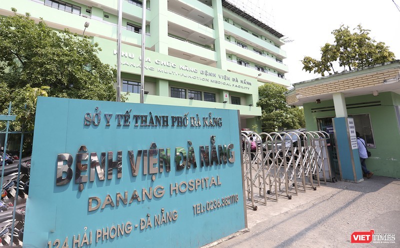 Bệnh viện Đà Nẵng, nơi vợ của bệnh nhân 991 từng nằm điều trị.