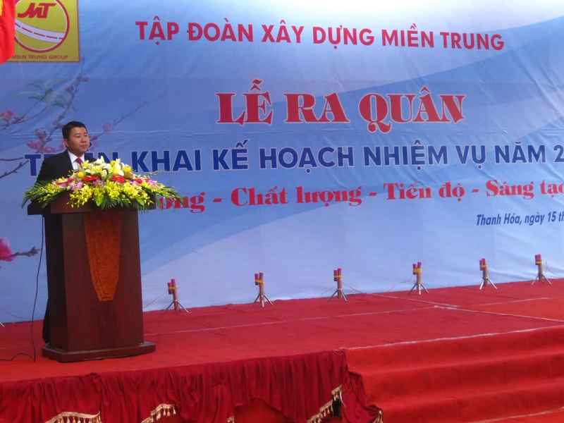              Ông Mai Xuân Thông, Chủ tịch HĐQT Tập đoàn Xây dựng Miền Trung/ Ảnh: mientrunggroup.com
