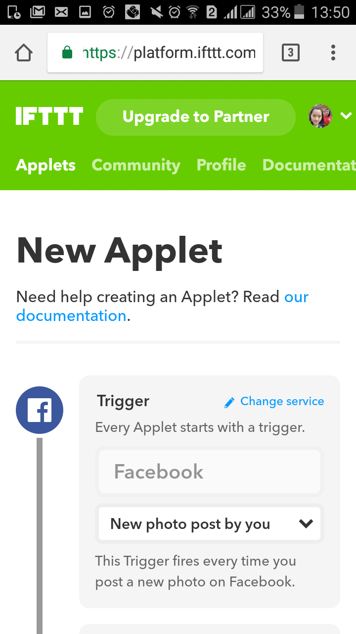 Hướng dẫn cách dùng ứng dụng IFTTT trên Android – Công cụ “bá đạo” làm chủ thời gian ảnh 8 Hướng dẫn cách dùng ứng dụng IFTTT trên Android – Công cụ “bá đạo” làm chủ thời gian ảnh 8