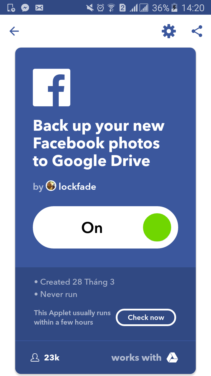 Hướng dẫn cách dùng ứng dụng IFTTT trên Android – Công cụ “bá đạo” làm chủ thời gian ảnh 3 Hướng dẫn cách dùng ứng dụng IFTTT trên Android – Công cụ “bá đạo” làm chủ thời gian ảnh 3