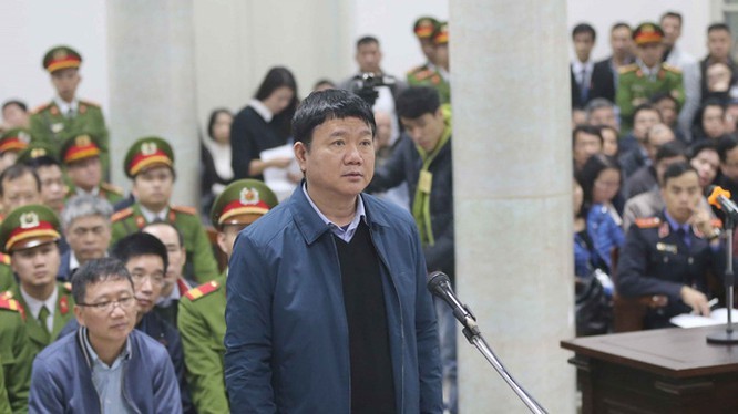 Ông Đinh La Thăng tại một phiên tòa vào năm 2018 (Ảnh: TTXVN)
