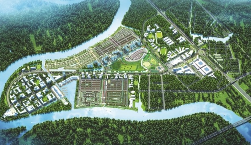 Phối cảnh dự án Waterpoint tại Long An của CTCP Đầu tư Nam Long