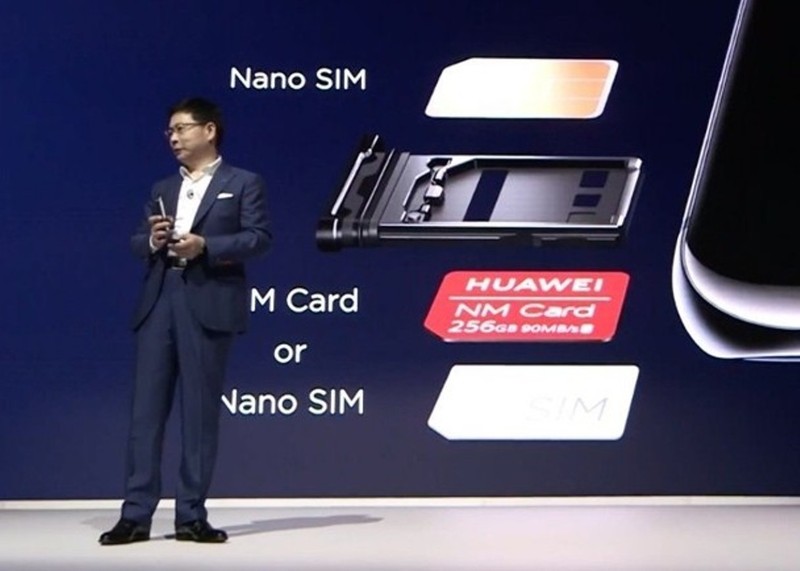 Mặc dù Huawei công bố đã sản xuất được thẻ nhớ MicroSD riêng NM, nhưng tới đây có thể không được phép sử dụng vì không còn tư cách hội viên Hiệp hội SD