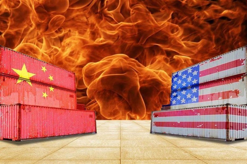 Cuộc chiến thương mại Mỹ - Trung leo thang trở lại sê gây tổn hại cho kinh tế thế giới và ngành sản xuất toàn cầu. Ảnh: China Times