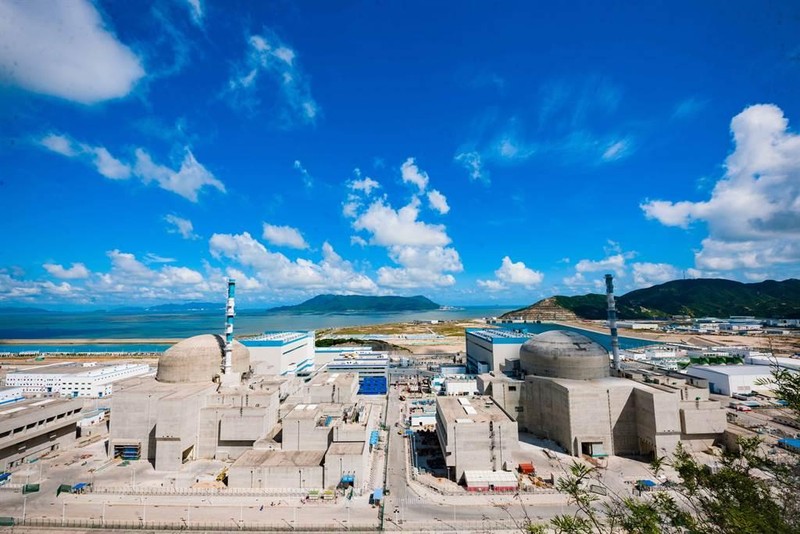 Nhà máy điện hạt nhân Đài Sơn, Quảng Đông phải tạm ngừng hoạt động để sửa chữa (Ảnh: CVA).