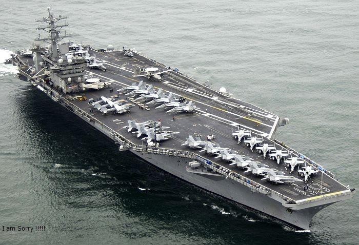 Tàu sân bay hạt nhân tối tân nhất thế giới USS Gerald R. Ford (CVN-78) (Ảnh: Wiki).