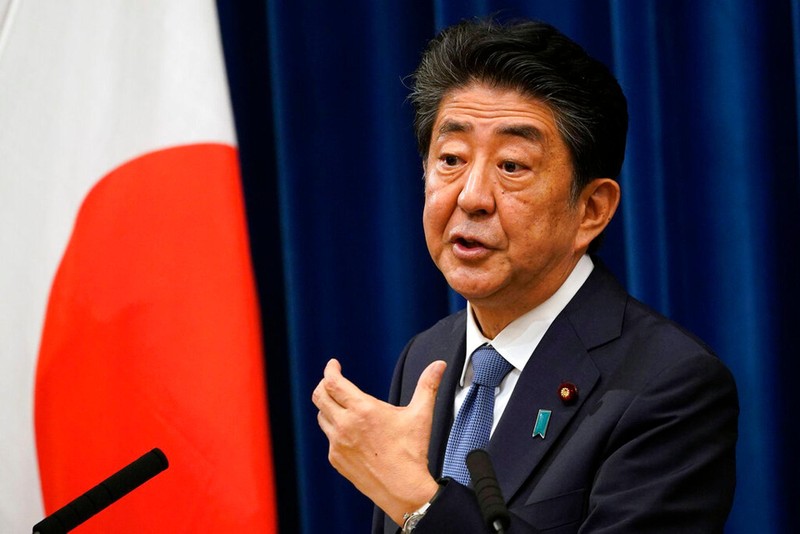Cựu Thủ tướng Nhật Shinzo Abe: Nhật Bản và Mỹ sẽ không khoanh tay đứng nhìn cuộc tấn công vũ trang của Trung Quốc nhằm vào Đài Loan (Ảnh: Dwnews).