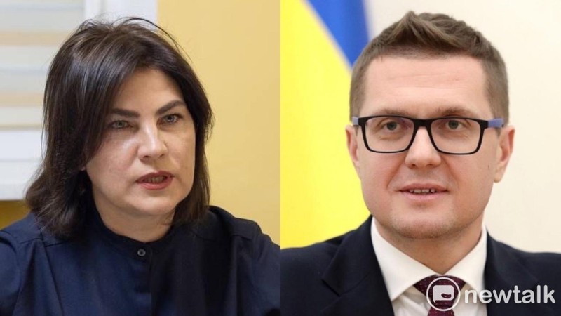 Ông Ivan Bakanov (phải) và bà Iryna Venediktova vừa bị Tổng thống Ukraine cách chức đêm 17/7 (Ảnh: Newtalk).