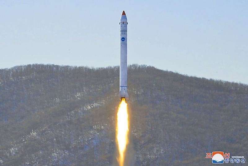 Triều Tiên phóng thử nghiệm tên lửa mang vệ tinh ngày 18/12/2022 (Ảnh: KCNA).