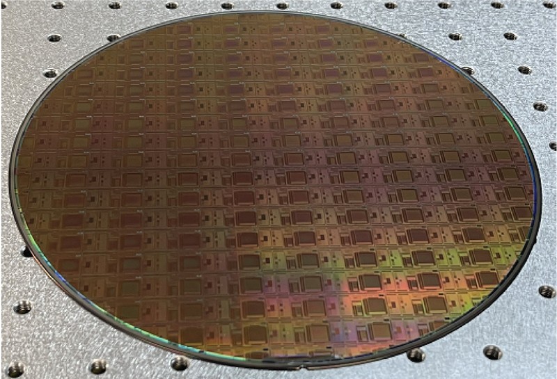 Một tấm wafer chip silicon. Ảnh minh họa Tech Xplore.