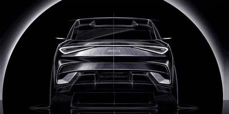 Phía sau chiếc SUV điện BYD Sea Lion 07. Ảnh: CarNewsChina MauxeBYD03.jpg