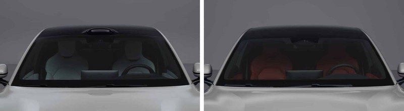 Thiết bị Lidar trên kính chắn gió trước của SU7 Xiaomi. Ảnh CarNewsChina XiaomiSU708.jpg