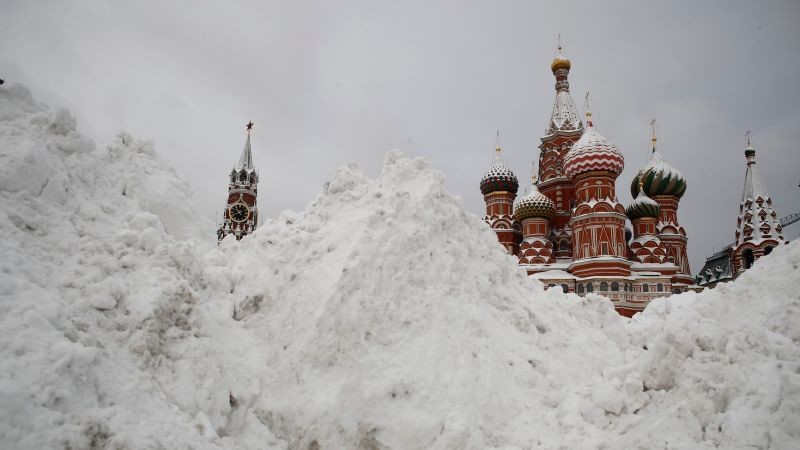 Nhiệt độ cuối tuần qua tại thủ đô Moscow, Nga là âm 15 độ C. Nguồn: Reuters