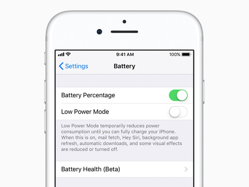 Trên phiên bản iOS 11.3, người dùng có thể quản lý tốt hơn dung lượng pin của iPhone. Nguồn: CNET