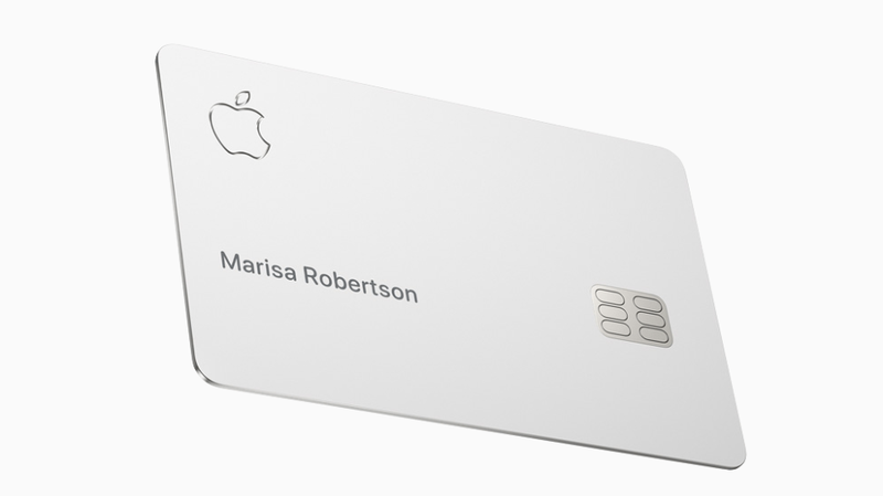 Thẻ tín dụng mới của Apple, Apple Card. Ảnh minh họa: CCN