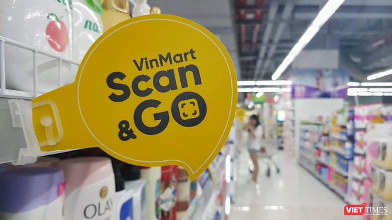 Dịch vụ mua sắm siêu tốc Scan&Go tại VinMart được giới thiệu là "anh em" của Amazon Go, 7-Eleven Scan&Pay.