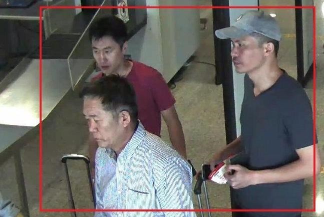 3 trong số 4 nghi phạm Triều Tiên. Ảnh Reuters