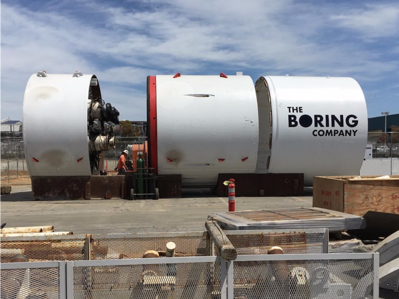 Elon Musk sẽ đào hầm xuyên nước Mỹ để chạy tàu cao tốc ảnh 2 Máy đào hầm Godot. Ảnh Công ty Boring