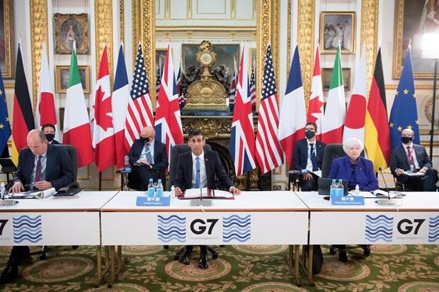 Hội nghị Bộ trưởng Tài chính G7 tại London, Anh, ngày 4/6/2021.