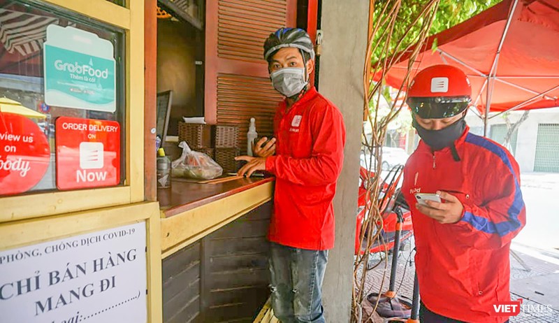 Đà Nẵng dừng toàn bộ các hoạt động giao hàng công nghệ (Grab, Now, Be, GoViet,...) cho đến khi có thông báo mới