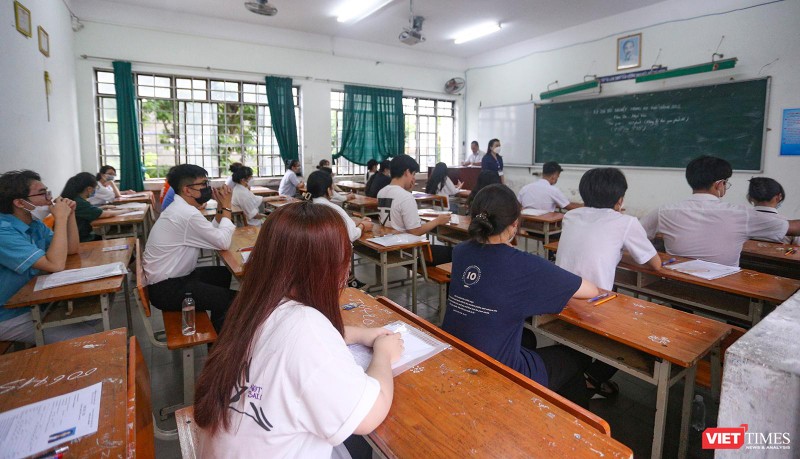Thí sinh tham dự kỳ thi tốt nghiệp THPT năm học 2022 tại Đà Nẵng