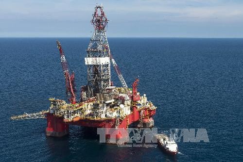 Giàn khoan dầu Centenario tại vịnh Mexico. Ảnh: AFP/ TTXVN 