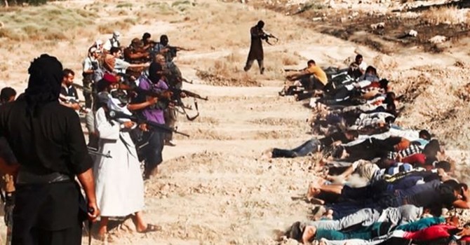 Một vụ hành quyết tập thể của IS