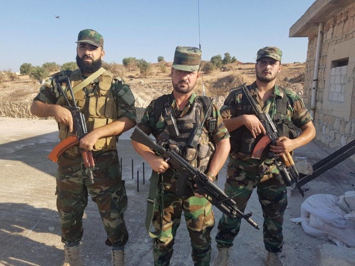 Các binh sĩ lực lượng Tigers có mặt tại quận phía Nam Aleppo, Ramoussah 