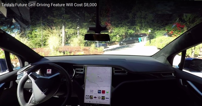Xe ô tô tự lái Tesla hoàn toàn tự động