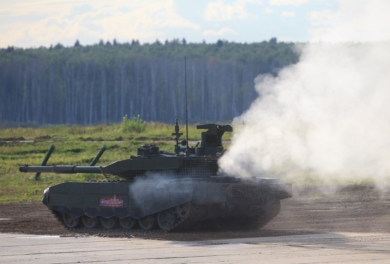 Xe tăng T-90M trên thao trường diễn đàn Quân đội - 2018 ở ngoại ô Moscow. Ảnh minh họa RG