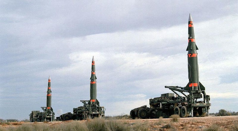 Hệ thống tên lửa tầm trung MGM-31 Pershing II của Mỹ trước khi bị phá hủy theo hiệp ược INF. Ảnh: The National Interest.