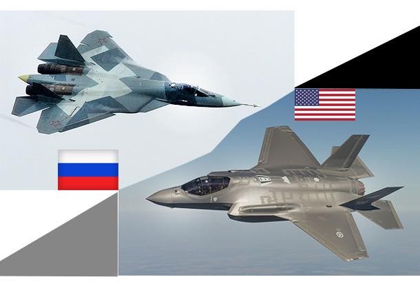 So sánh F-35 và Su-57.