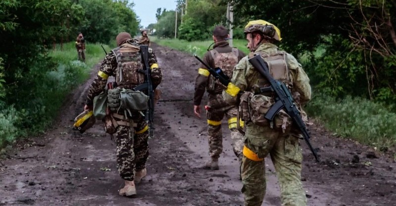 Binh lĩnh Ukraine trên chiến trường Kharkiv. Ảnh Military Portal Ukraine.