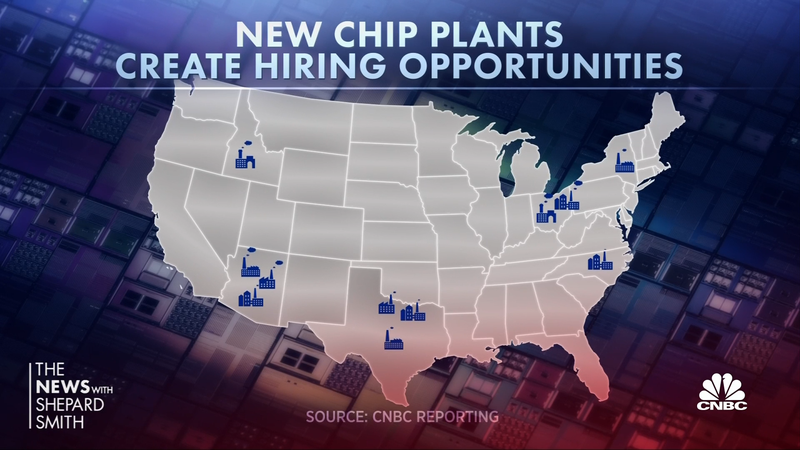 Micron đầu tư 100 tỷ USD xây dựng nhà máy sản xuất chip ở ngoại ô New York. Ảnh Video CNBC