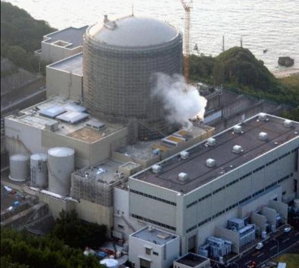 Nhà máy điện hạt nhân Nhật Bản. Ảnh: Sina.